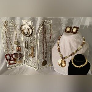 Cougar Tone Real Pearl Costume Jewelry Lot